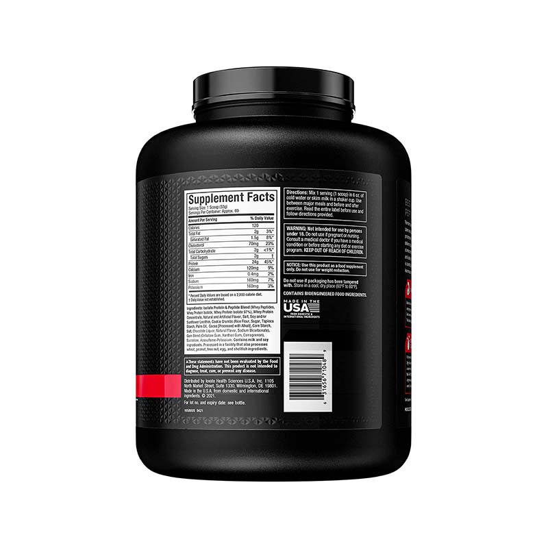 MUSCLETECH NITROTECH 100% WHEY GOLD - 5LBS WHEY PROTEINE 