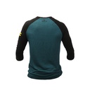 Zilla USA CF BOX 3/4 SLEEVE SHIRT BLACK TURQUOISE