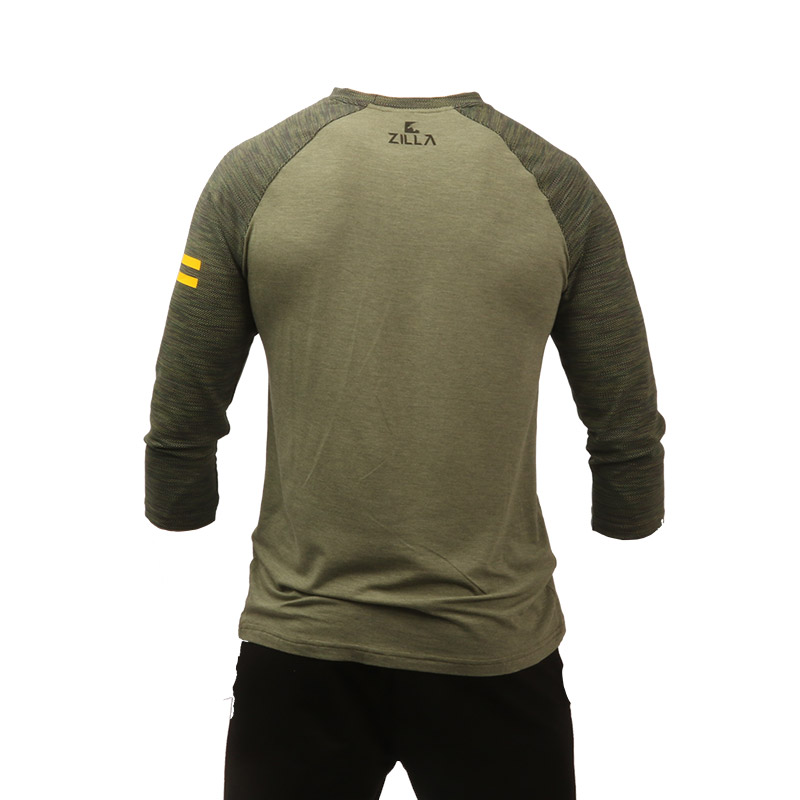 Zilla USA CF BOX 3/4 SLEEVE SHIRT GREEN