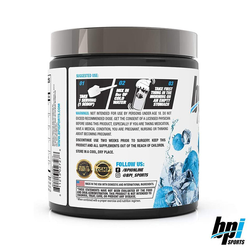 BPI Sports Best BCAA Shredded 30 Servings - Converts Fat to Energy - BCAAs Amino Acids - Non-Stimulant Fat Burner - Muscle Support