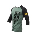 Zilla USA CF BOX 3/4 SLEEVE SHIRT GREEN BLACK