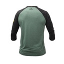 Zilla USA CF BOX 3/4 SLEEVE SHIRT GREEN BLACK