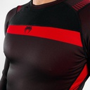 T-SHIRT DE COMPRESSION VENUM NOGI 3.0 - MANCHES LONGUES - NOIR/ROUGE