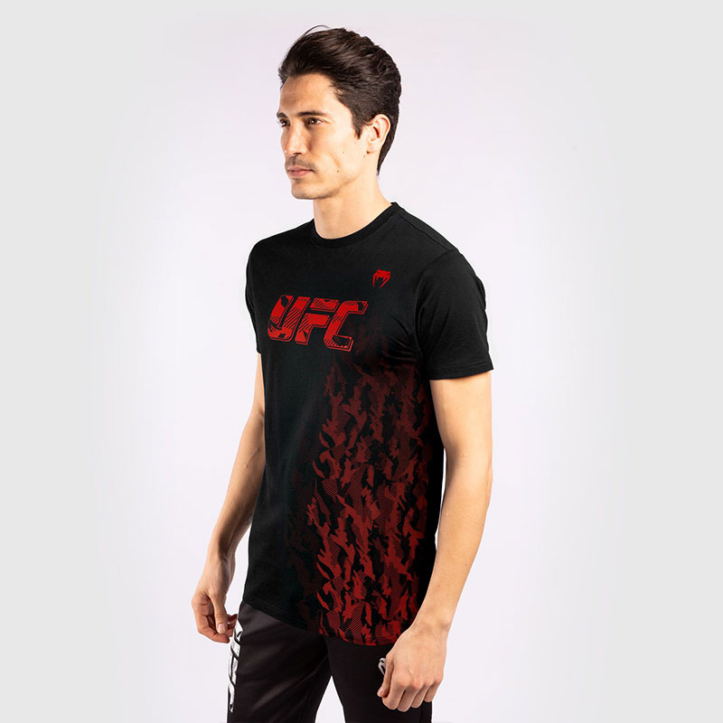 T-shirt Technique Homme UFC Venum Authentic Fight Night - Noir