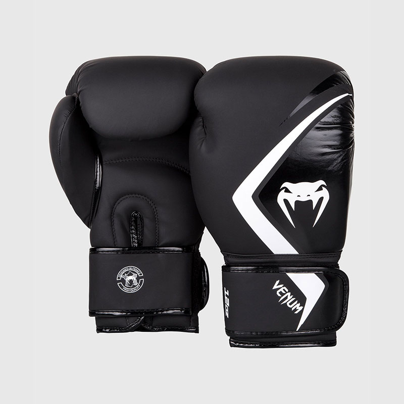 Gants de boxe Venum Elite - Blanc/Doré