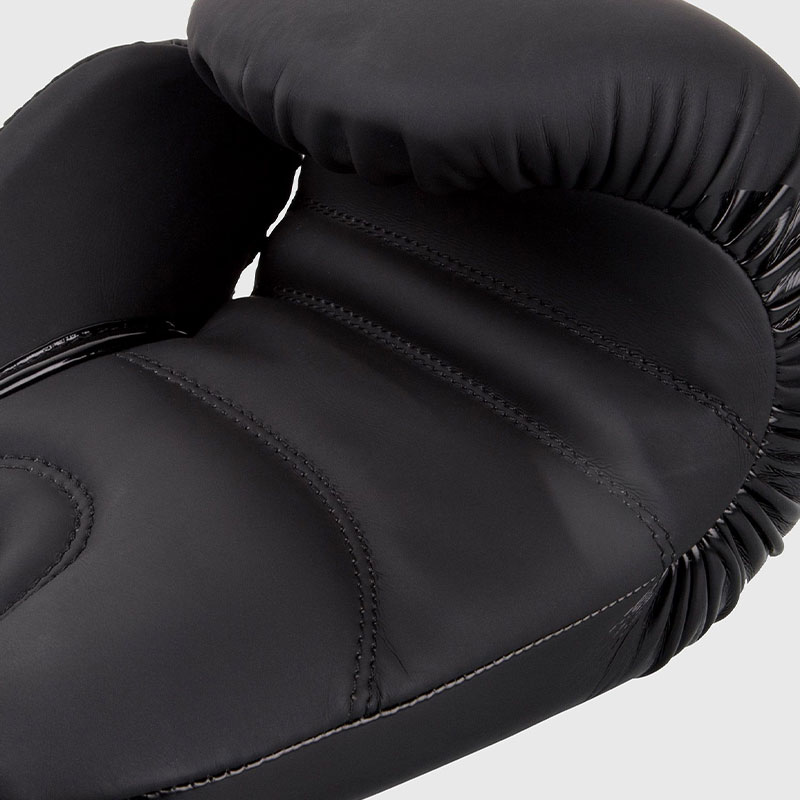 Gants Boxe cuir - Gant de Boxe en cuir Kanong : Noir/Gris