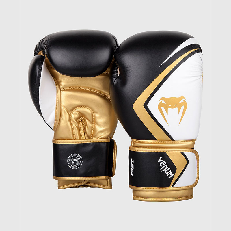 GANTS DE BOXE VENUM CONTENDER 2.0 - NOIR/BLANC-DORÉ