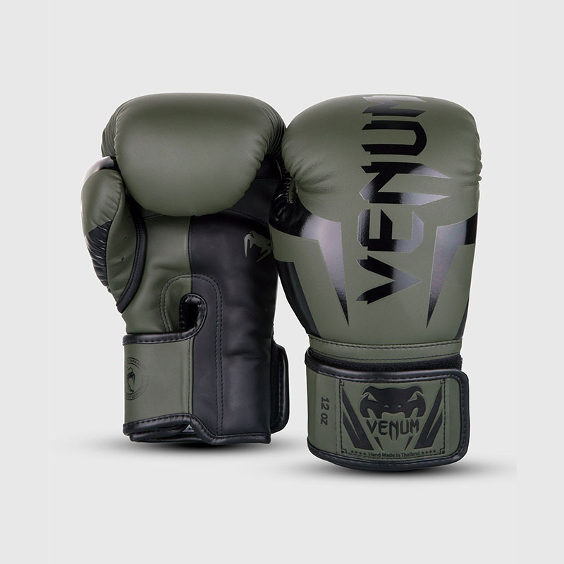 Gants de boxe BOOSTER Elite Jr kaki - Asia Sport