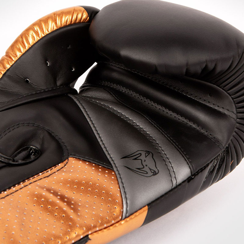 Gants de boxe enfant Venum Elite - Orange fluo