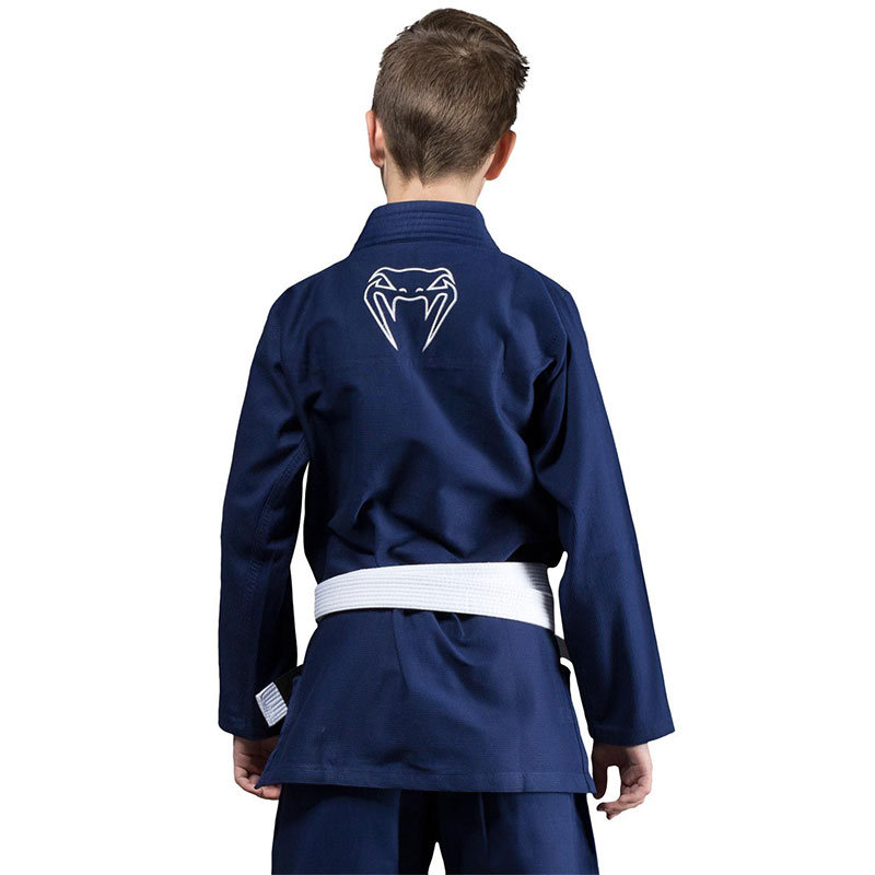 KIMONO JJB ENFANT VENUM CONTENDER + CEINTURE BLANCHE OFFERTE - BLEU MARINE