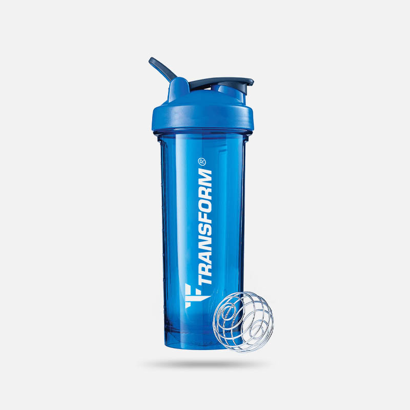 TRANSFORM PRO SERIES SHAKER BOTTLE 500ML BLUE