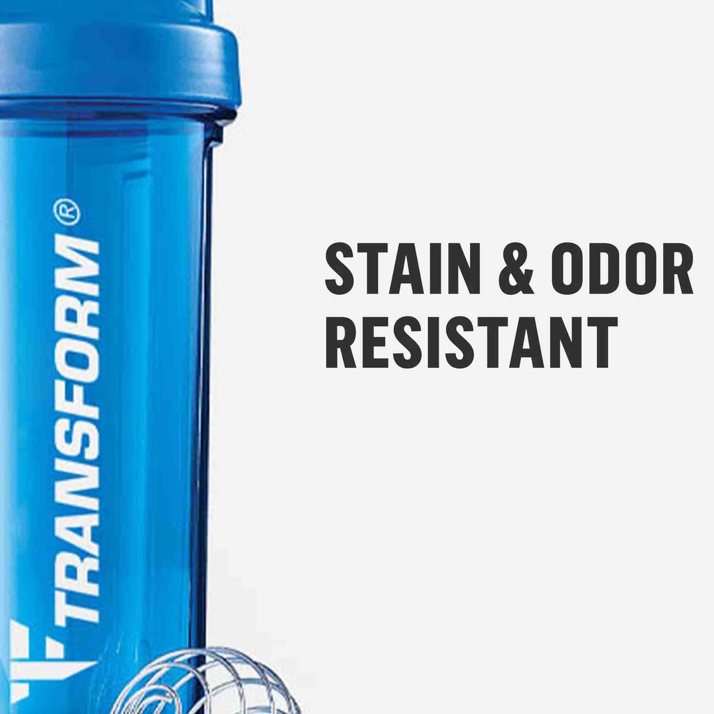 TRANSFORM PRO SERIES SHAKER BOTTLE STAIN &amp; ODOR RESISTANT