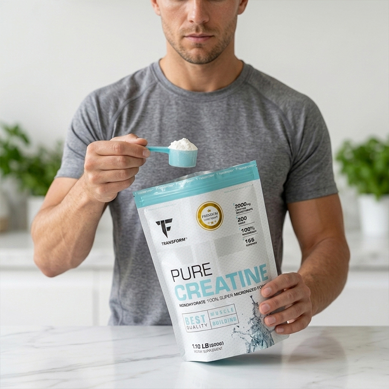 TRANSFORM PURE CREATINE 500G 166 Servings