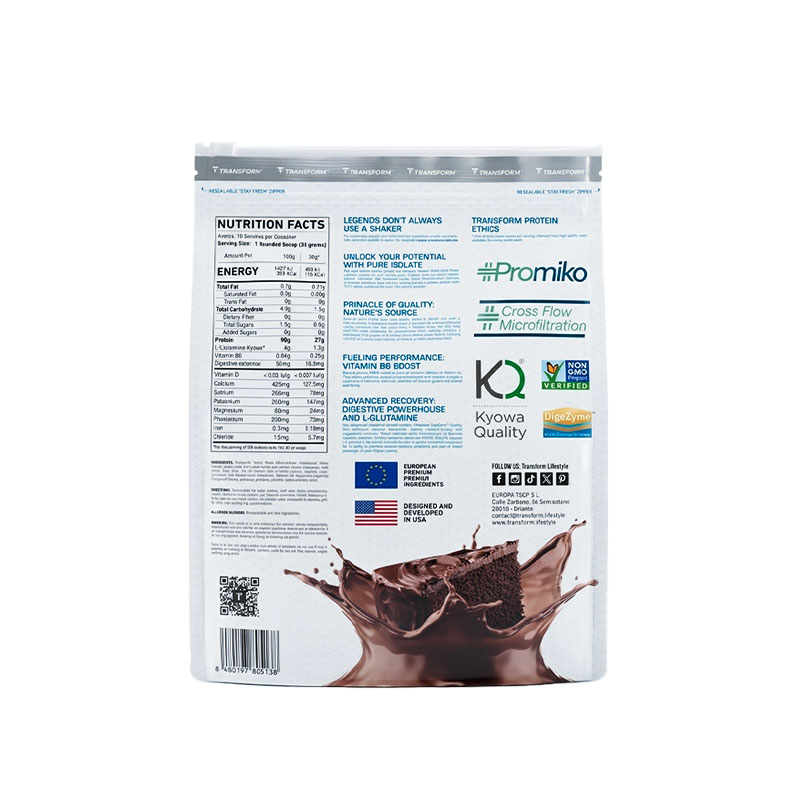 TRANSFORM PURE ISOLATE BAG 6LBS 90 Servings