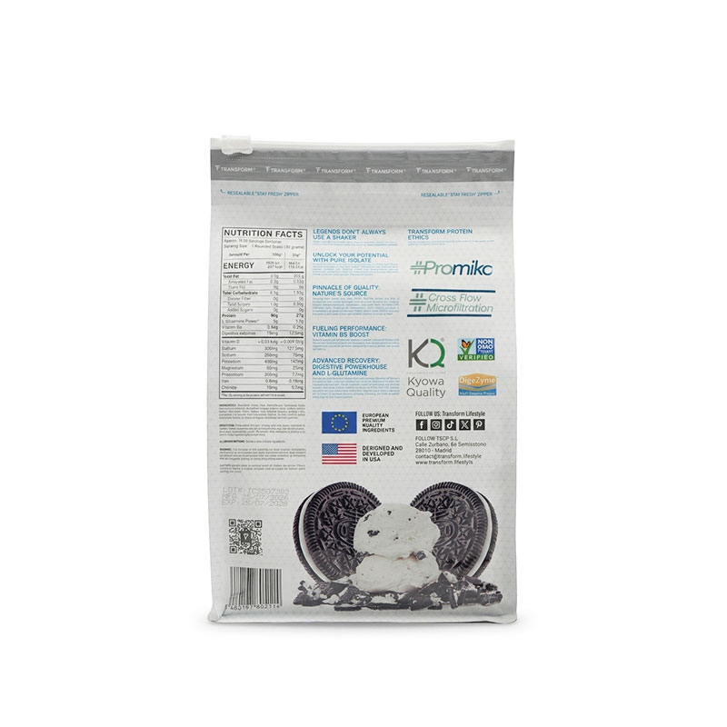 TRANSFORM PURE ISOLATE BAG 2LBS 30 Servings 