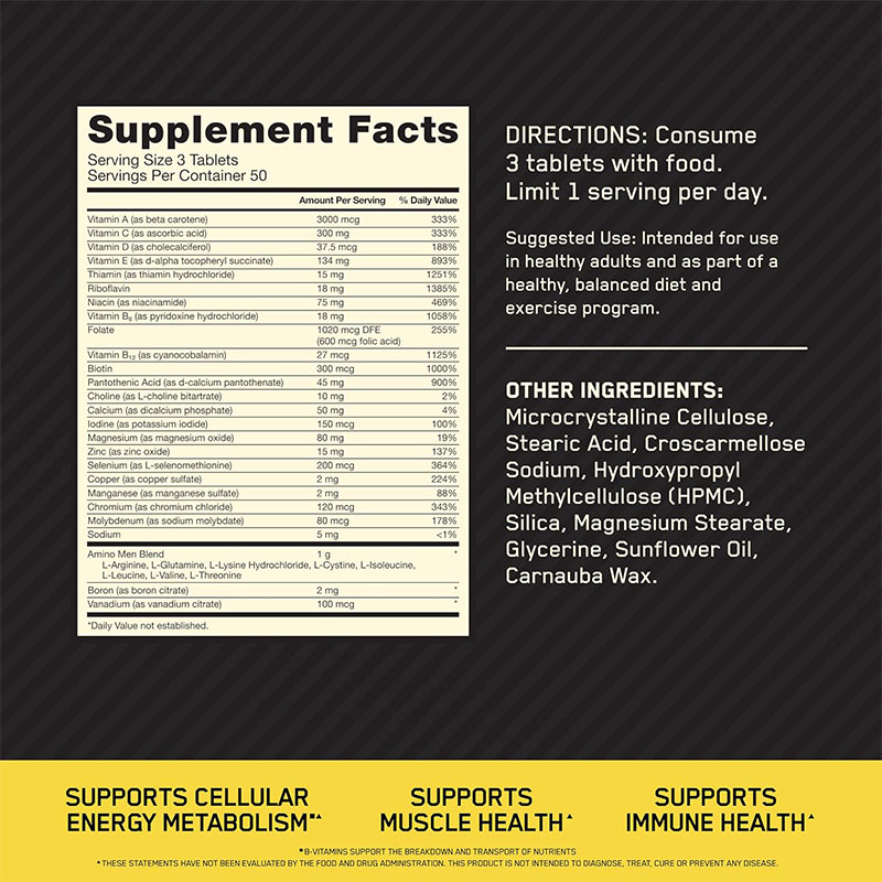 Optimum Nutrition Opti-Men - 90 Tabs