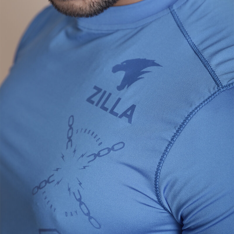 Zilla USA T-SHIRT STRONGER EVERY DAY BLUE