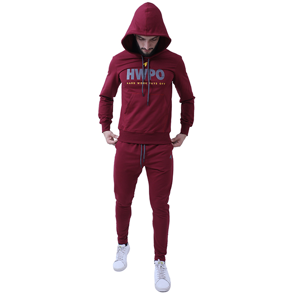 Zilla USA 3 PIECE HWPO TRACKSUIT SET BORDEAUX