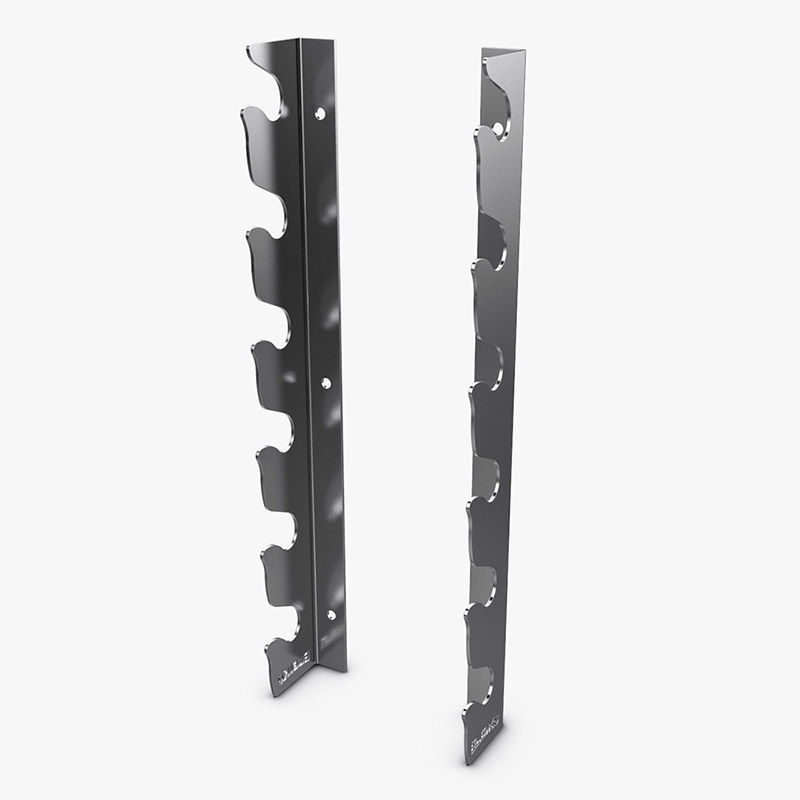 [3002512] Eleiko wall mounted bar rack - Chromed