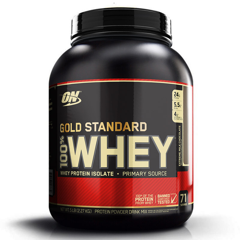 Optimum Nutrition Gold Standard 100% Whey - 5lb (Extreme Milk Chocolate)