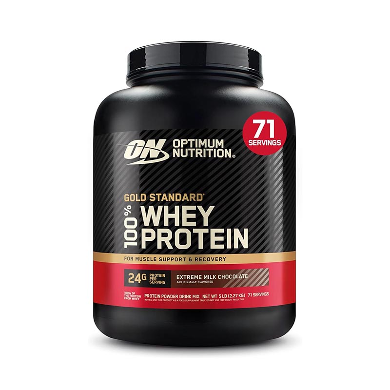 Optimum Nutrition Gold Standard 100% Whey - 5lb (Extreme Milk Chocolate)