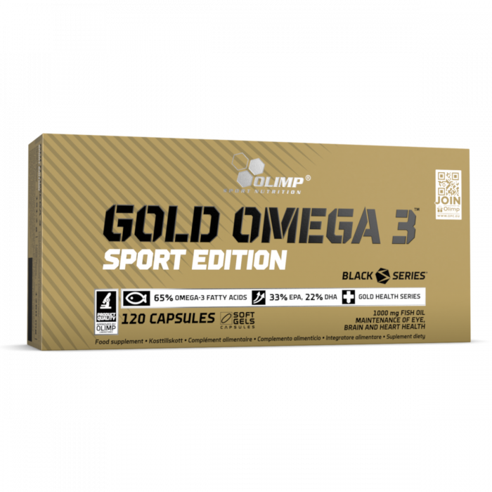 OLIMP SPORT NUTRITION GOLD OMEGA 3 SPORT EDITION - 120 CAPSULES