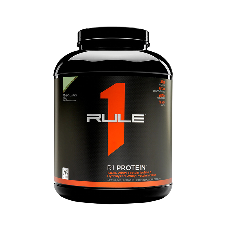 Rule One R1 Protein 100% Whey Protein Isolate &amp; Hydrolyzed Whey Protein Isolate 5LBS  (Cookies &amp; Cream)