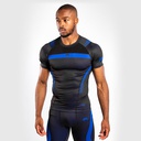 T-SHIRT DE COMPRESSION VENUM NOGI 3.0 - MANCHES COURTES - NOIR/BLEU