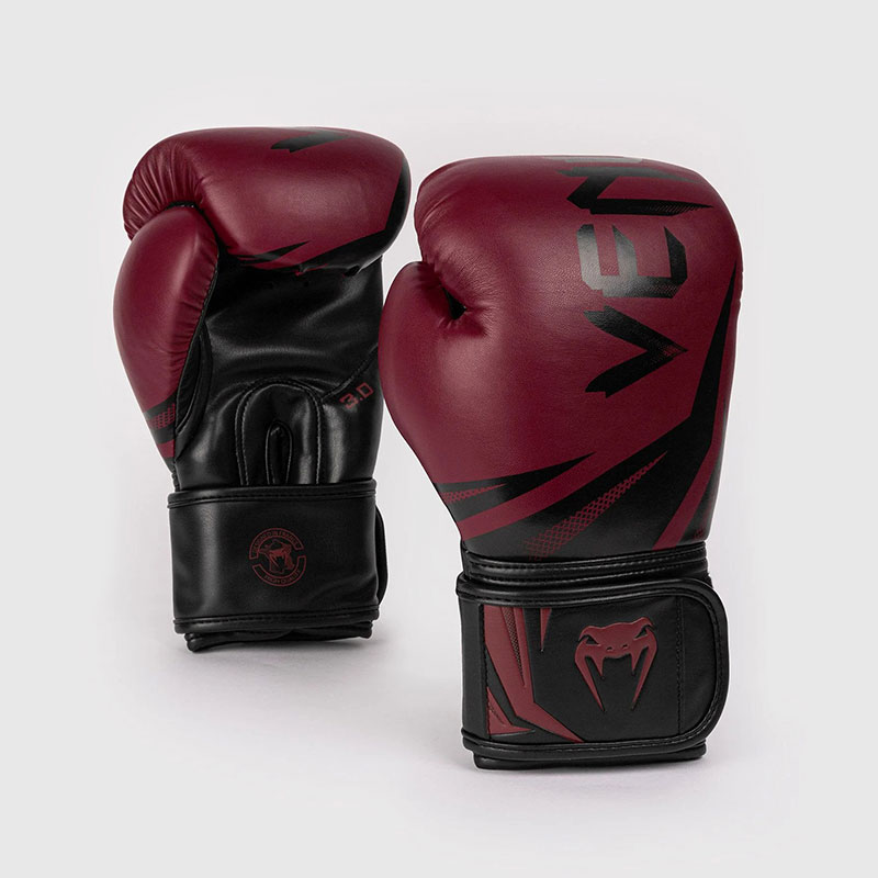 [VENUM-03525-199-8oz] GANTS DE BOXE VENUM CHALLENGER 3.0 - BORDEAUX (8 oz)