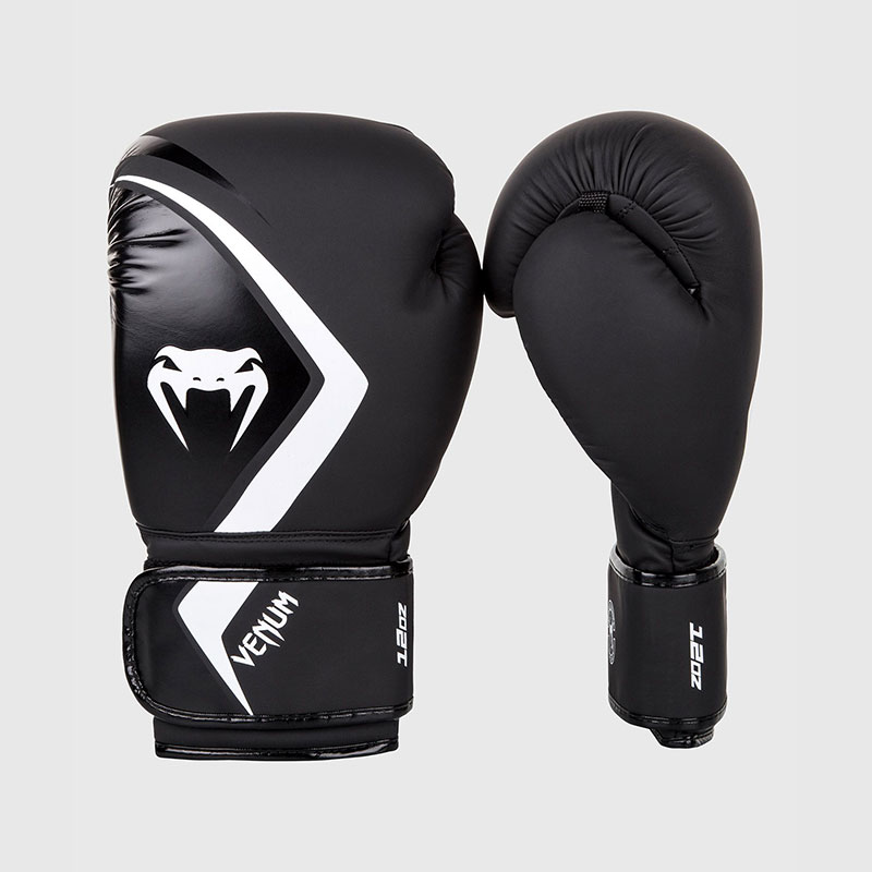 GANTS DE BOXE PRO VENUM GIANT 2.0 - VELCRO Noir/Blanc - boxing