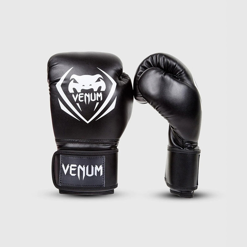 Gants de Boxe Venum YKZ21 – Noir/Argent - 10 Oz