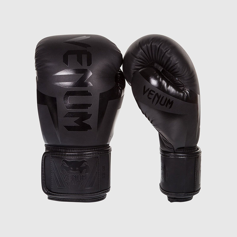 [VENUM-1392-114-8oz-Black] GANTS DE BOXE VENUM ELITE - NOIR (8 oz)