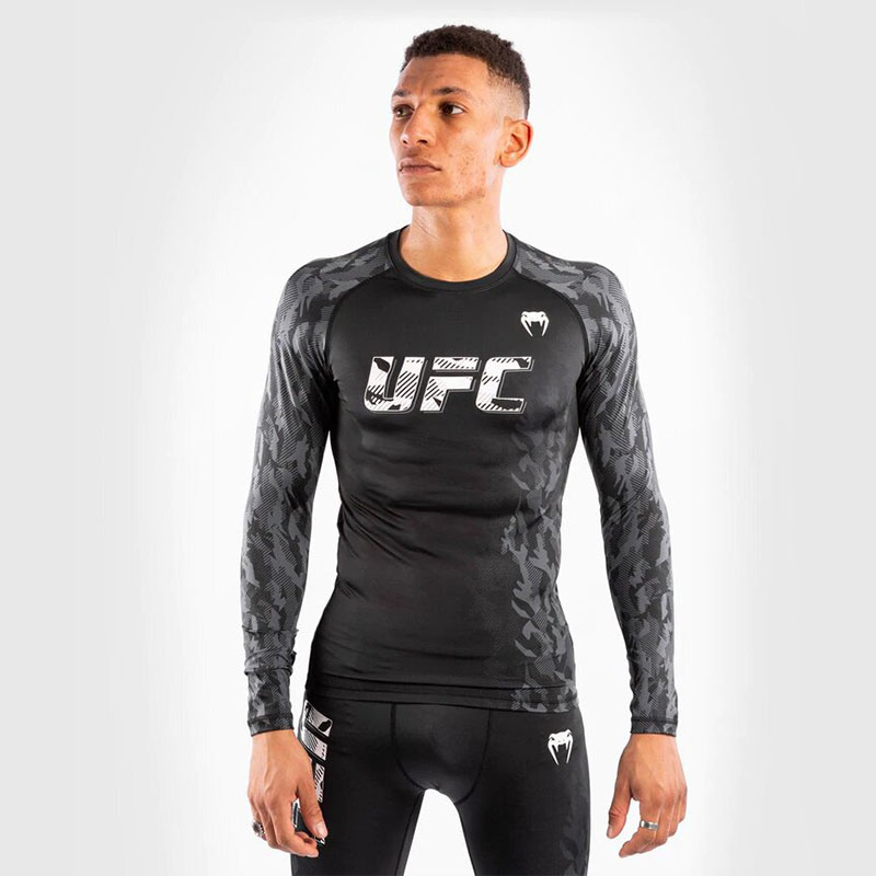 [VNMUFC-00055-001-XXL] T-SHIRT DE COMPRESSION MANCHES LONGUES HOMME UFC VENUM AUTHENTIC FIGHT WEEK - NOIR (XXL)