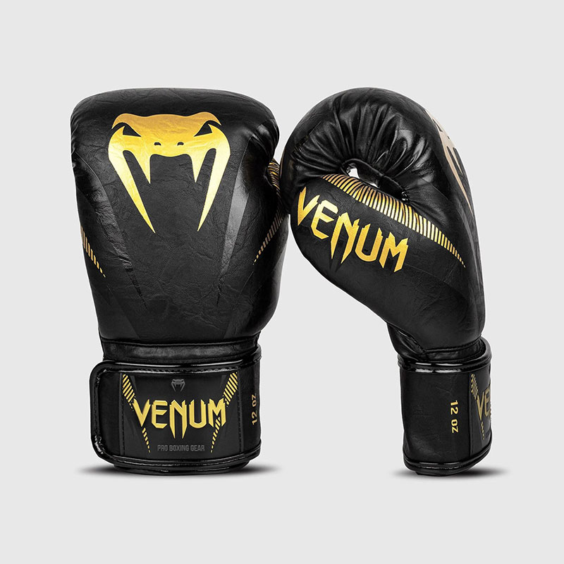 [VENUM-03284-126-8oz] GANTS DE BOXE VENUM IMPACT - OR/NOIR (8 oz)