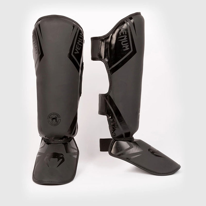 Protège-tibias De Karaté Kontac Shinguard NOIR VENUM