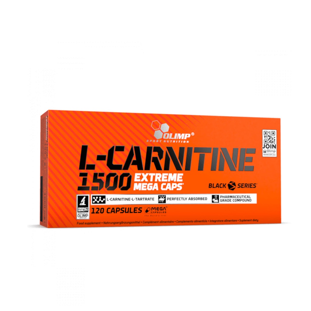 OLIMP SPORT NUTRITION L-CARNITINE 1500 EXTREME MEGA  - 120 CAPSULES