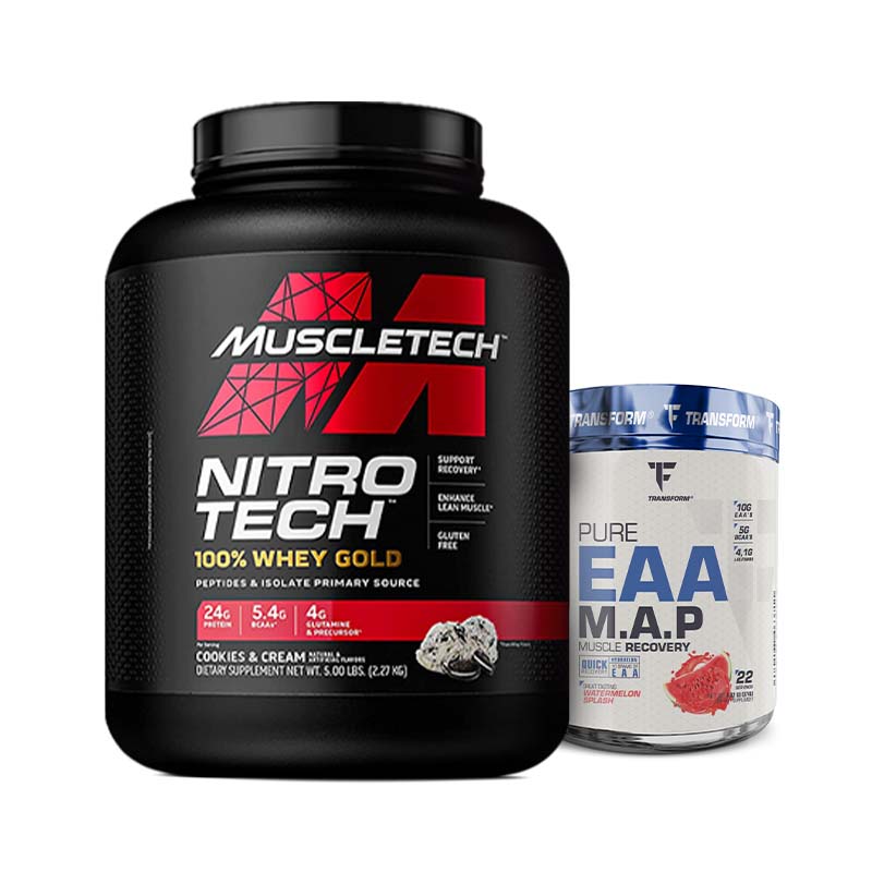 Stack formulé avec le meilleur Whey protéine avec le meilleur multivitamines 