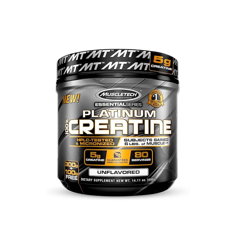 MUSCLETECH PLATINUM 100% CREATINE 400GR