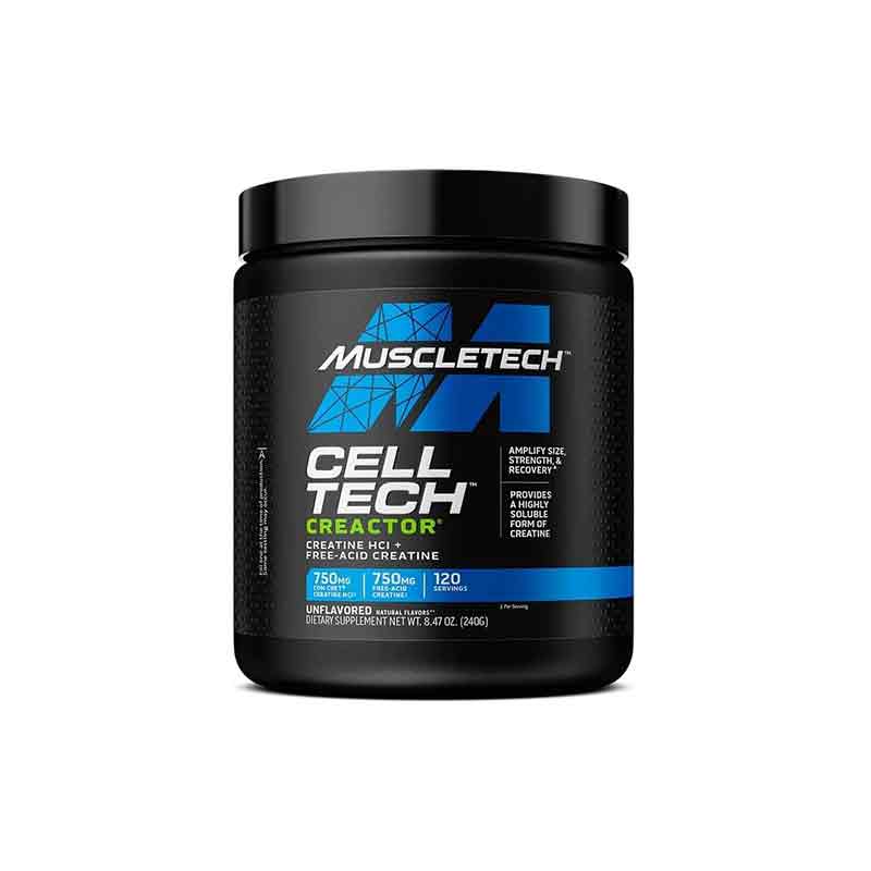 MUSCLETECH CELLTECH CREACTOR CREATINE HCL POST WORKOUT 240GR