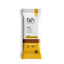 DATY Healthy Bar DATES CASHEWS ALMONDS BANANAS 47GR