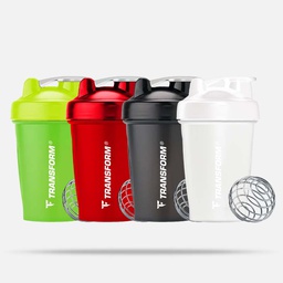 TRANSFORM THE CLASSIC Shaker Protein Bottle for Protein Powder 400ML