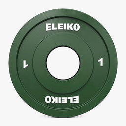 [124-0010R] Eleiko IWF Weightlifting Comp./Training Disc - 1 kg RC