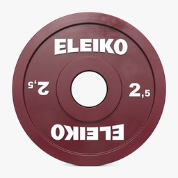 [124-0025R] Eleiko IWF Change Plate - 2.5 kg RC