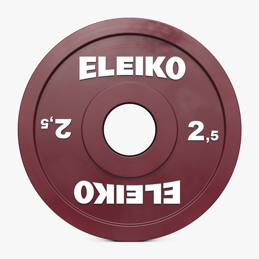 [124-0025R] Eleiko IWF Change Plate - 2.5 kg RC