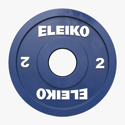 [124-0020R] Eleiko IWF Change Plate - 2 kg RC