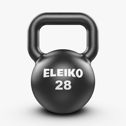 [380-0280] Eleiko Kettlebell - 28 kg, black