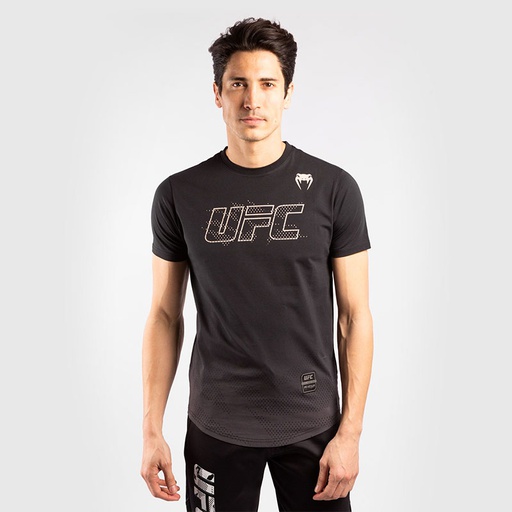 T-SHIRT MANCHES COURTES EN COTON HOMME UFC VENUM AUTHENTIC FIGHT WEEK - NOIR